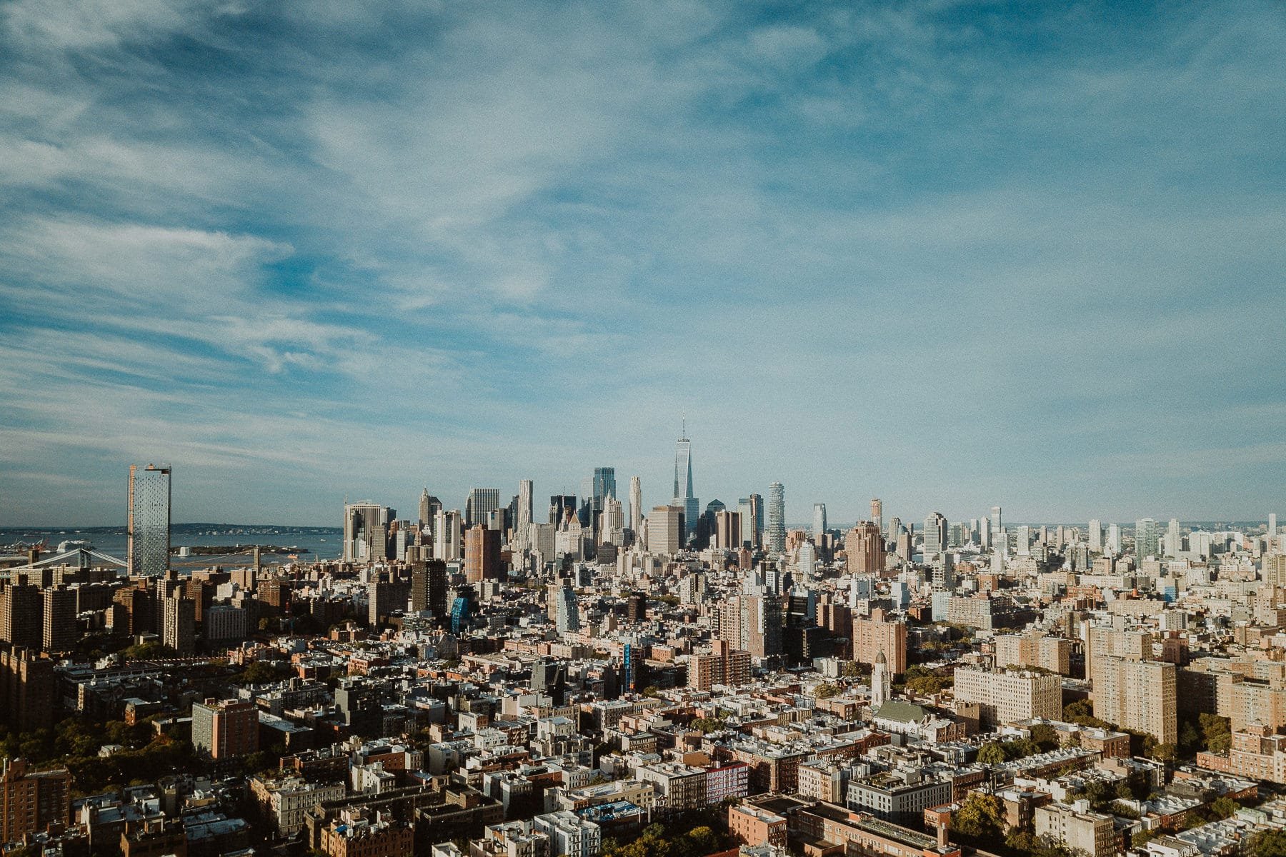 nova york foto de drone
