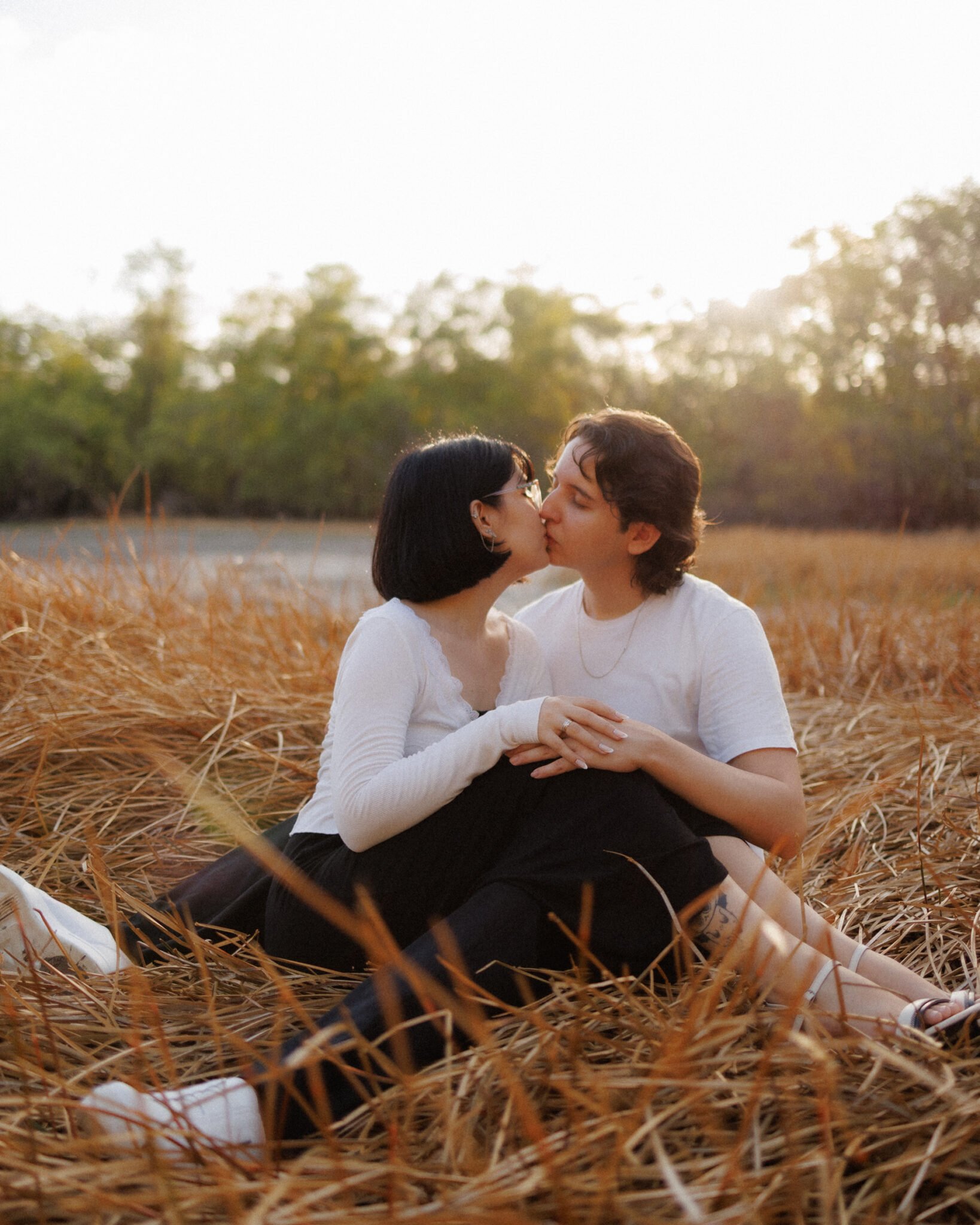 nsaio de casal estilo natureza e romântico no Parque do Cocó, inspirado em fotos de pré-wedding na serra.